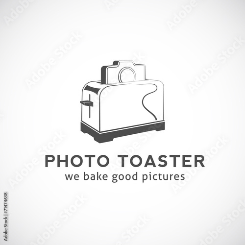 Photo Toaster Abstract Vector Logo Template