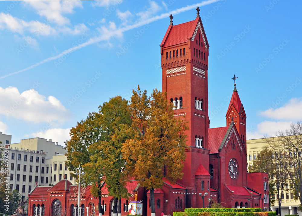 Obraz Roman catholic church in Minsk