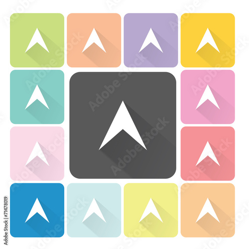 Free Download Arrow Icon color set vector illustration - GFXLoad