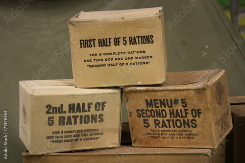 Caisse ration WW2