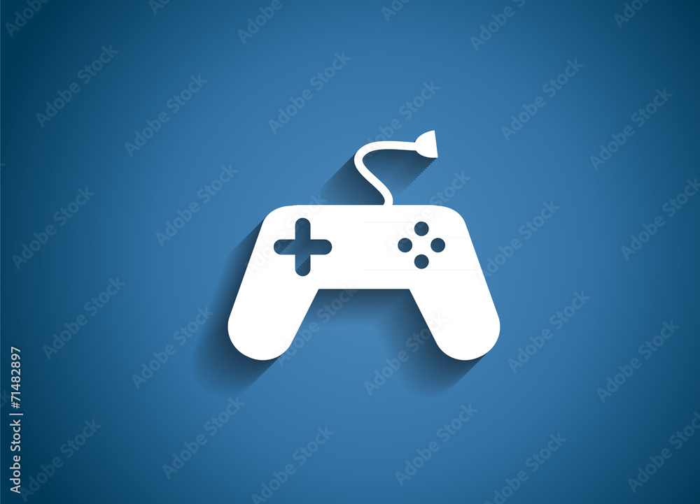 Game and Fun Glossy Icon Vector Illustration Game and Fun Glossy Icon Vector Illustration