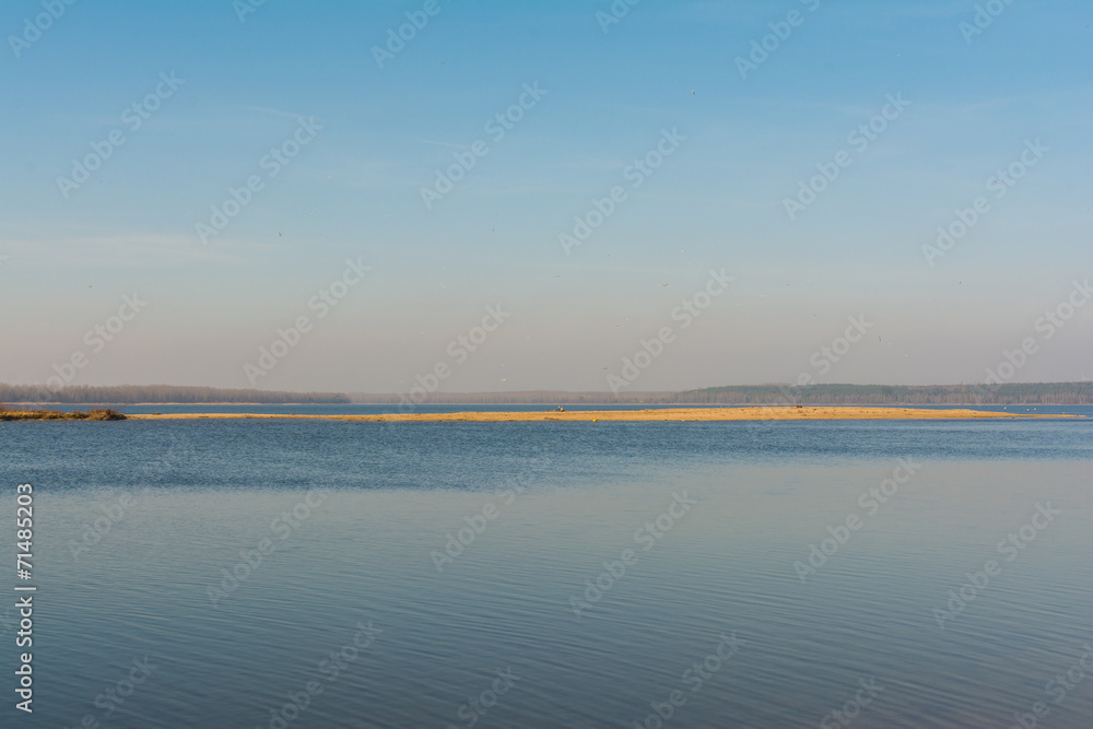 Muldestausee bei Pouch in Sachsen-Anhalt