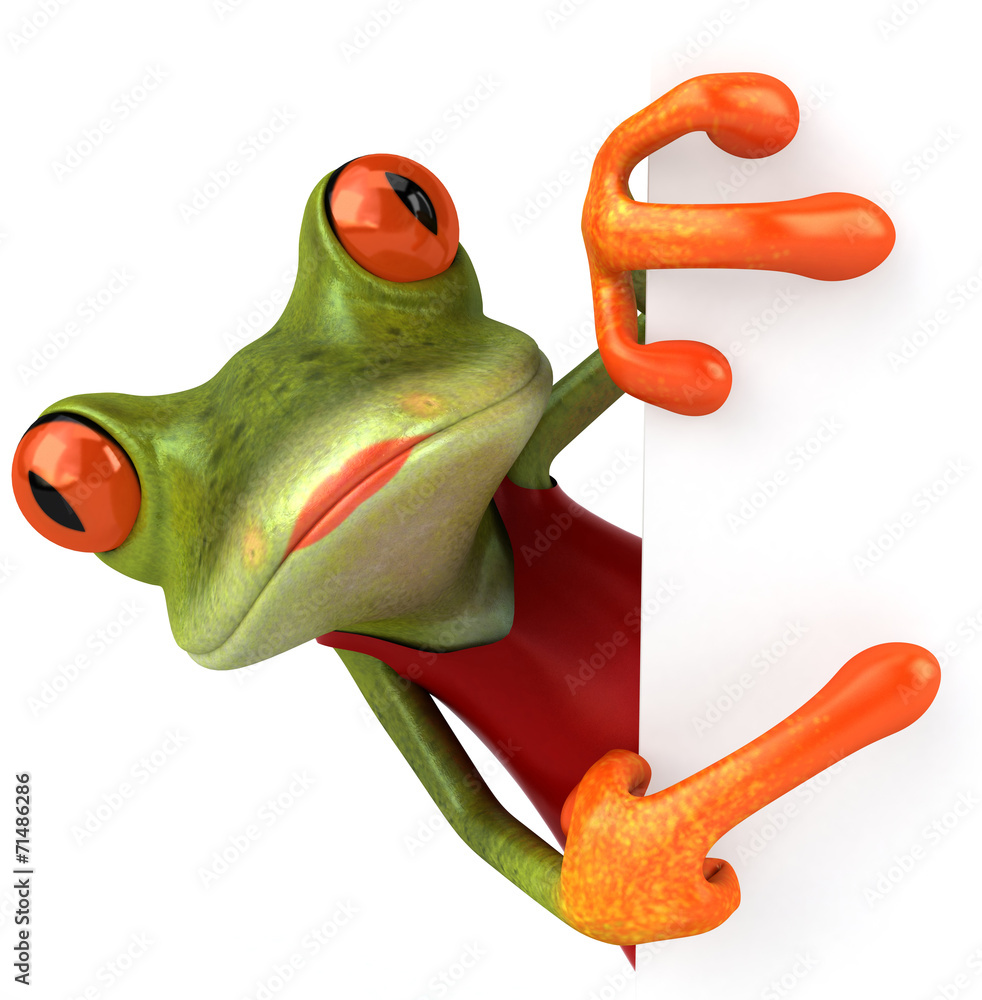Sexy frog Stock Illustration