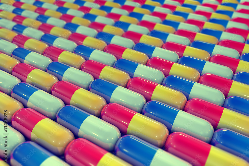 Health Medicine Pills Background or Texture