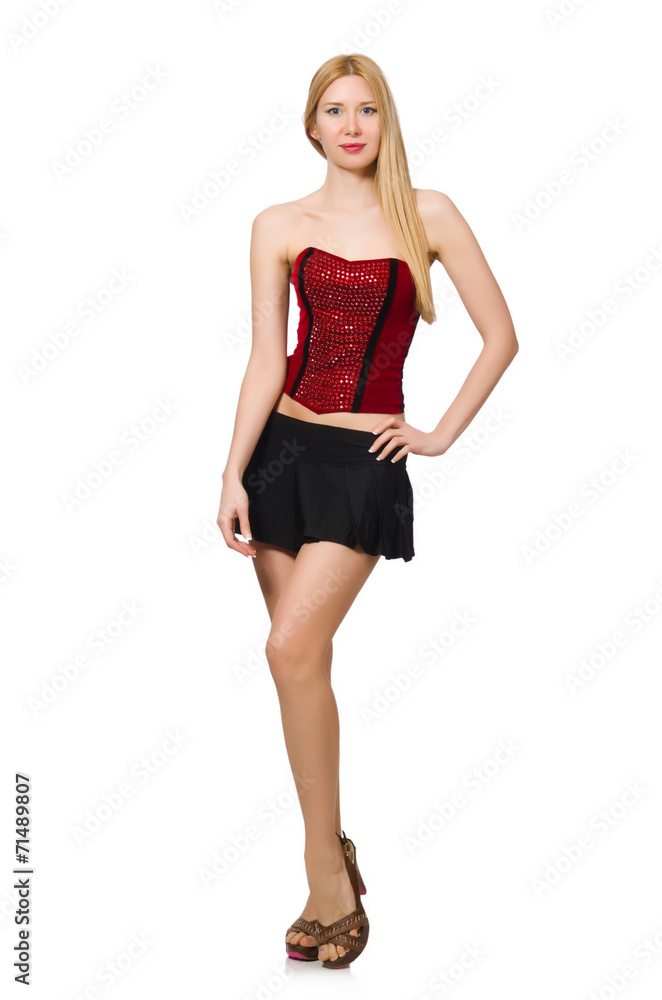 Woman in fashion clothing concept Woman in fashion clothing concept