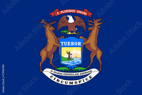 Michigan State Flag