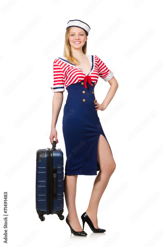 Travelling tourism concept isolated on white Travelling tourism concept isolated on white
