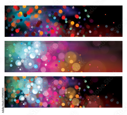 Vector colorful banners.