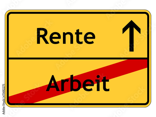 Rente statt Arbeit