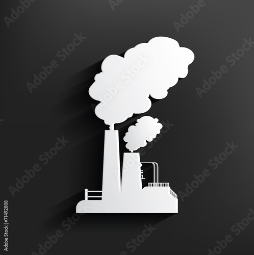 Industry symbol on background,clean vector