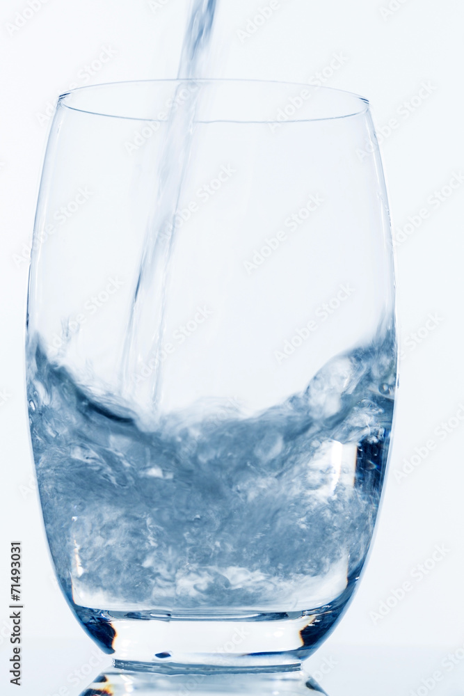 Glas mit Wasser Glas mit Wasser