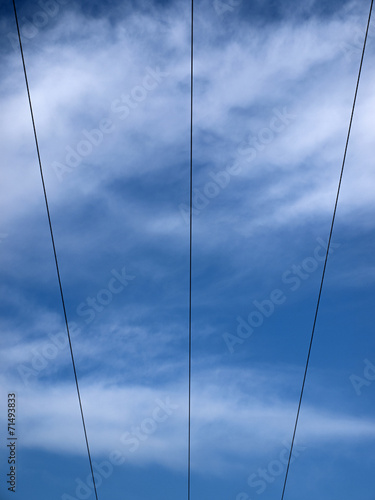 High voltage power line.