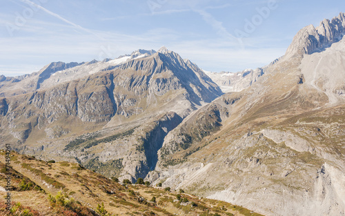 Riederalp, Dorf, Beichgletscher, Massa, Alpen, Wallis, Schweiz