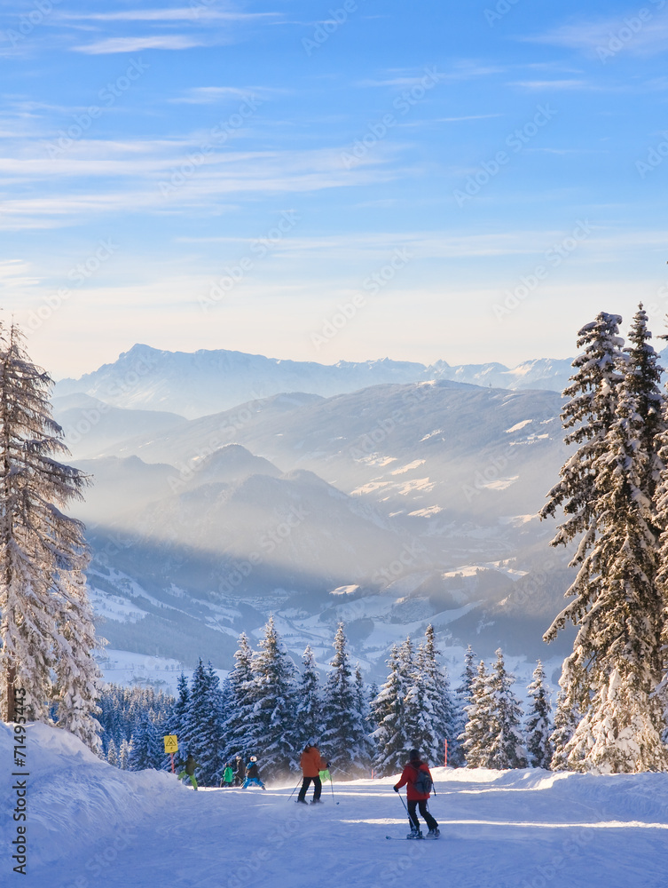 Mountain landscape. Schladming. Austria