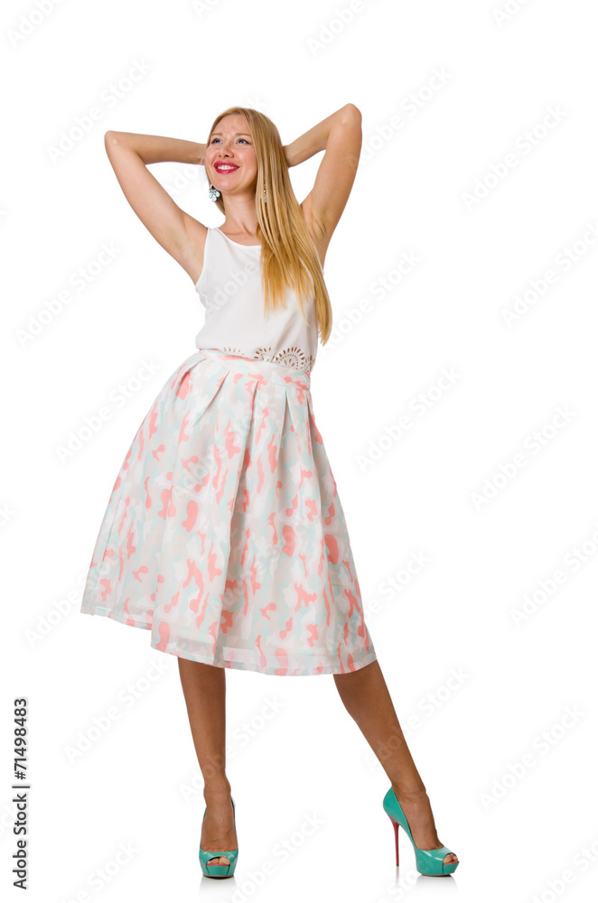 Young woman in fashion concept