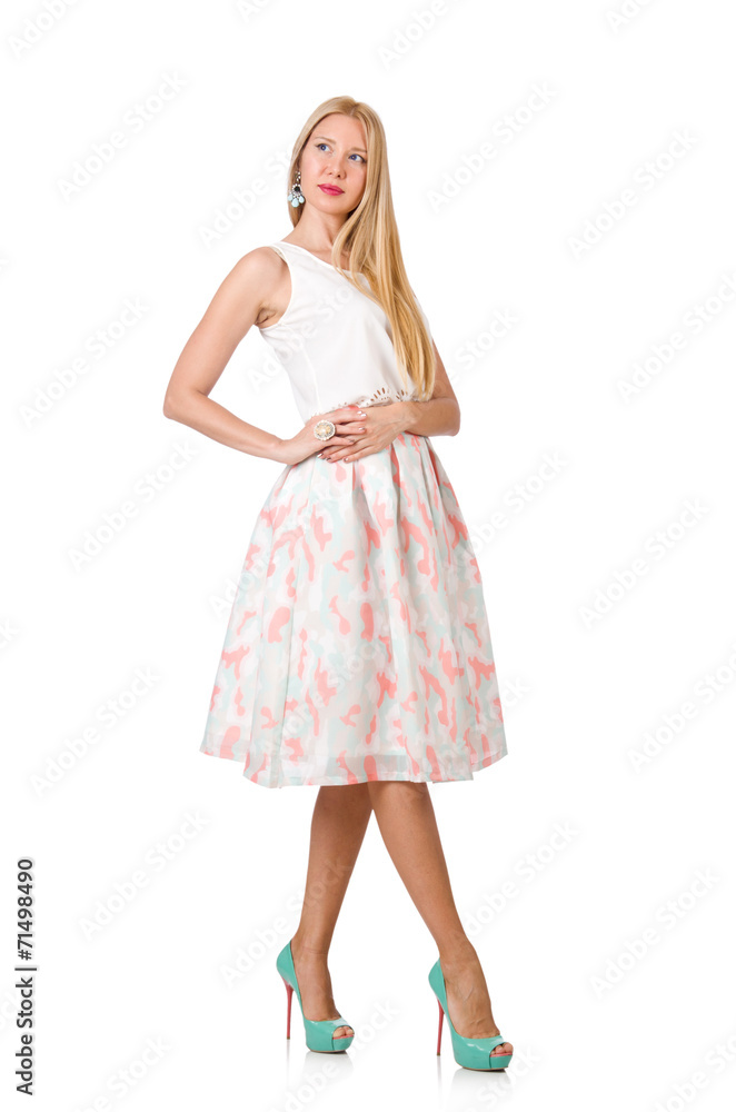 Young woman in fashion concept