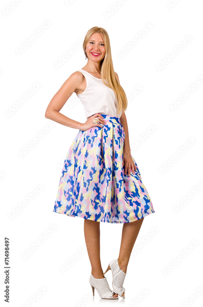 Young woman in fashion concept