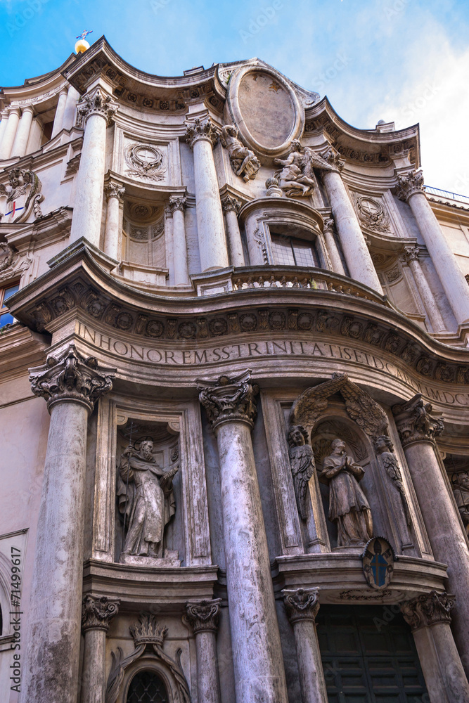 Church of St.. Charles near the four fountains (San Carlo alle Q Church of St.. Charles near the four fountains (San Carlo alle Q