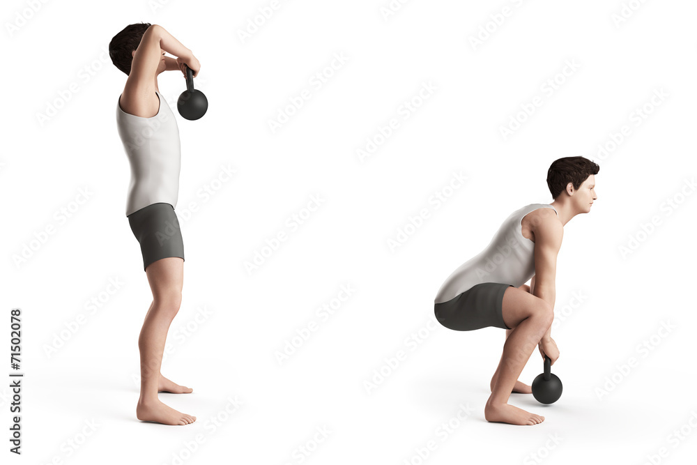 kettlebell exercise - high pull kettlebell exercise - high pull