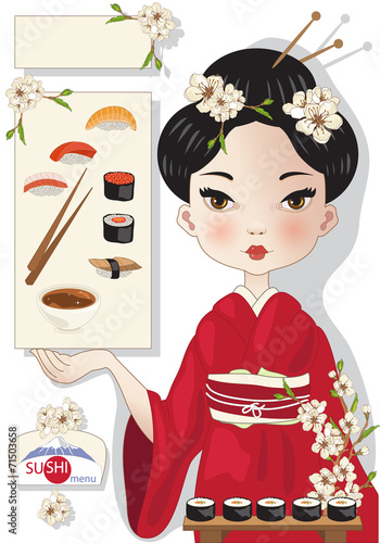 Sushi Menu