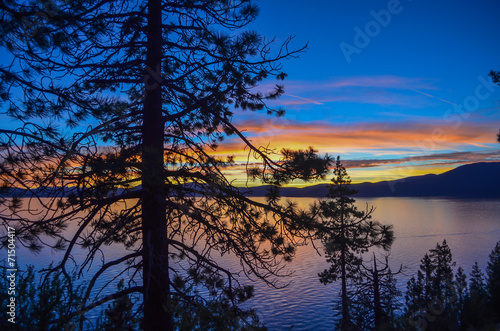 Lake Tahoe sunset