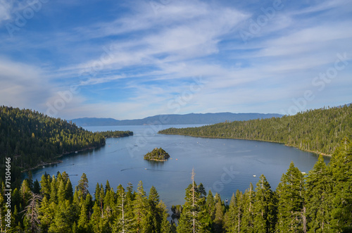 Beautiful Emerald bay at Lake Tahoe