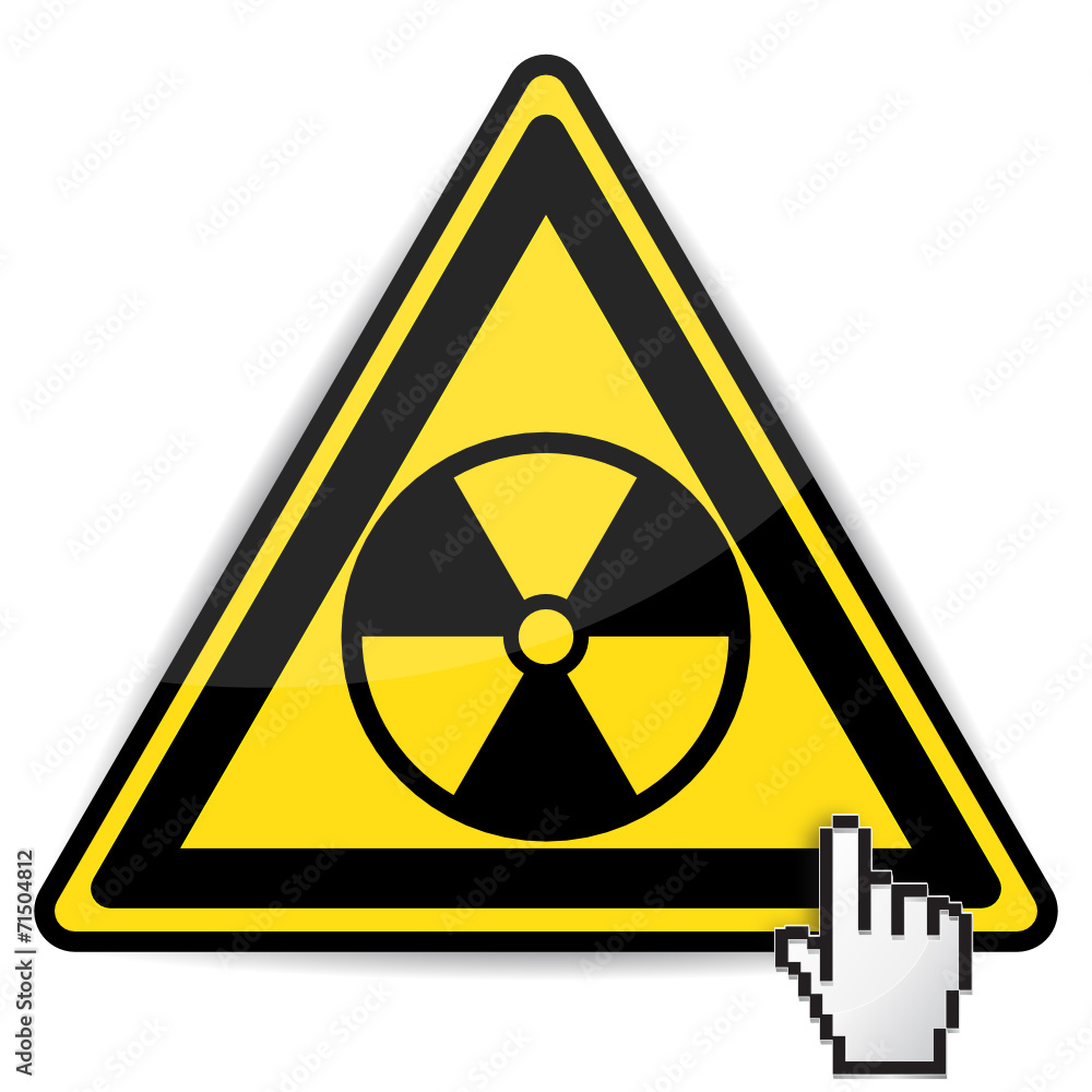 Fototapeta premium RADIATION ICON