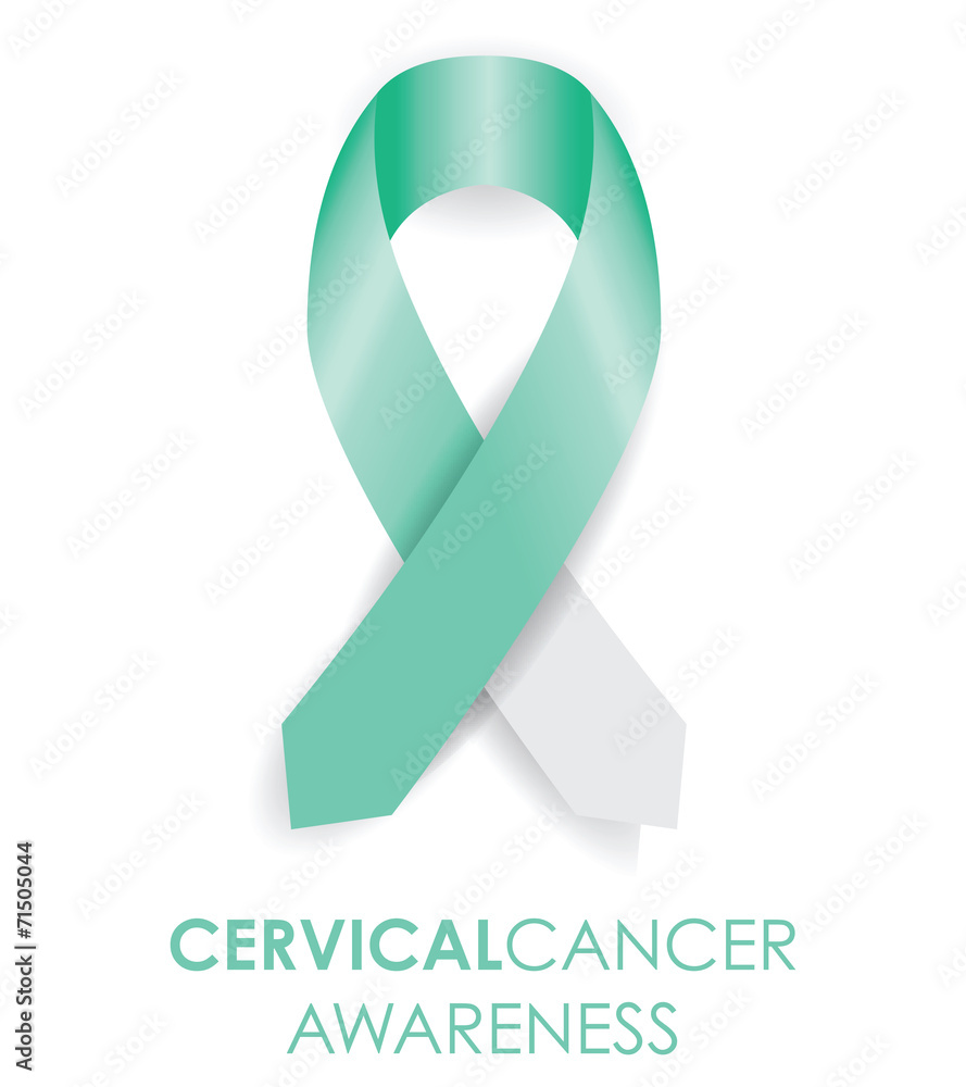 cervical cancer ribbon cervical cancer ribbon
