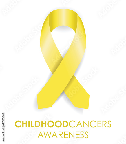 childhood cancer ribbon