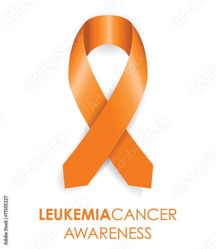 leukemia cancer awareness ribbon