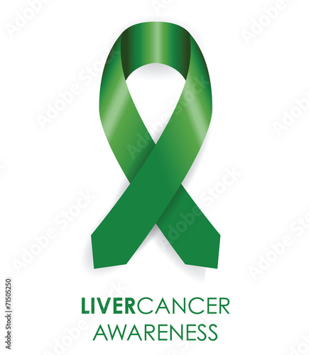 liver awareness cancer ribbon