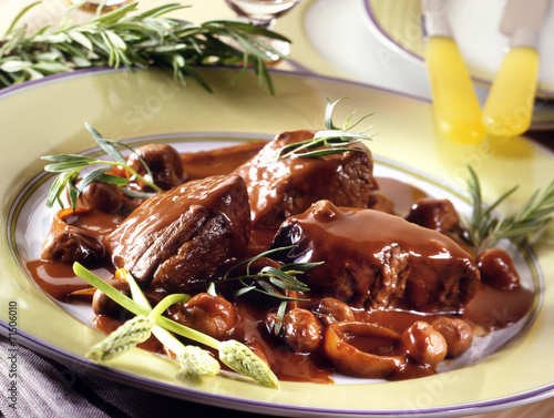 Bourguignon assiette