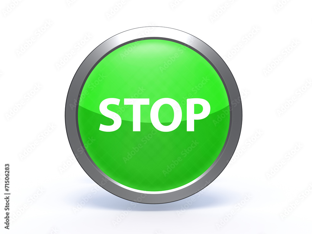 stop circular icon on white background stop circular icon on white background