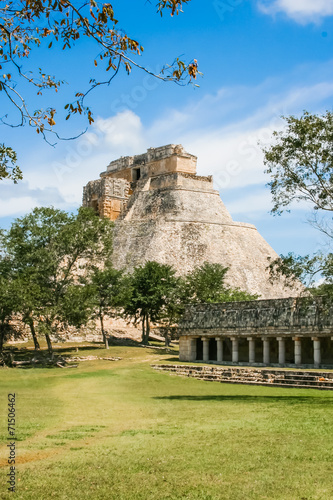 Remains of the Mayan empire. City hidden in the jungle
