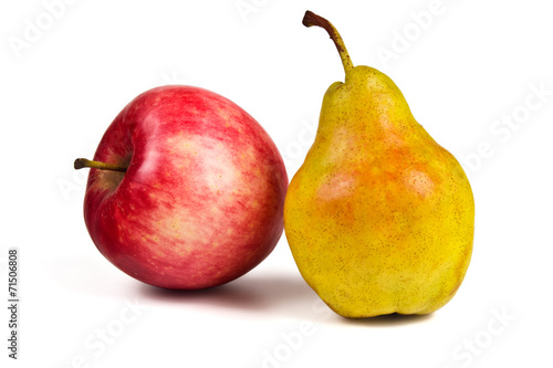 Pear and apple