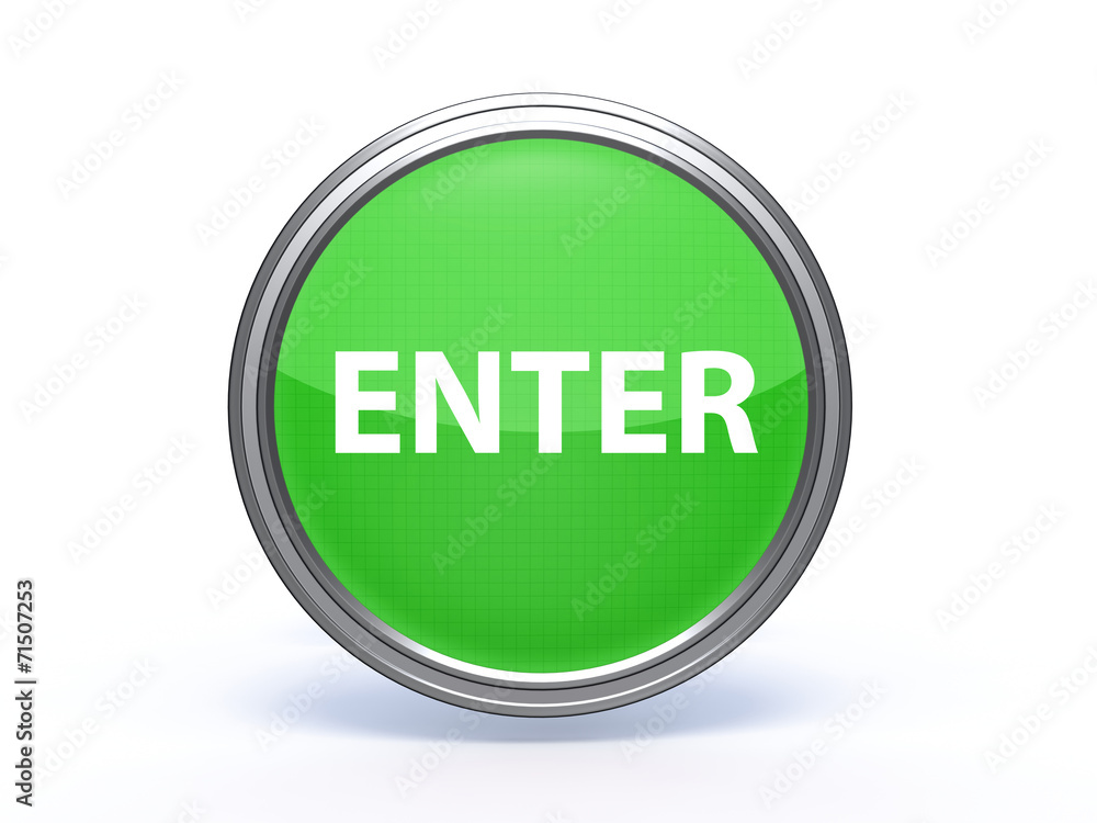 enter circular icon on white background enter circular icon on white background