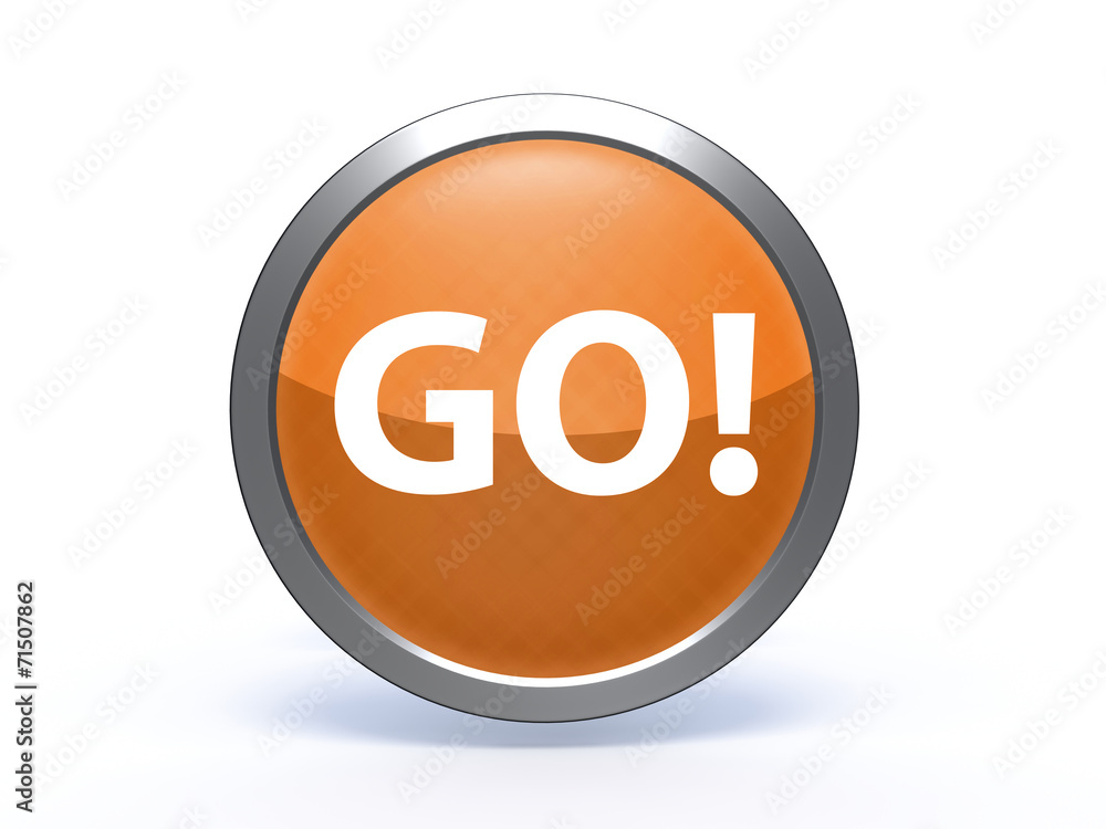 go circular icon on white background go circular icon on white background