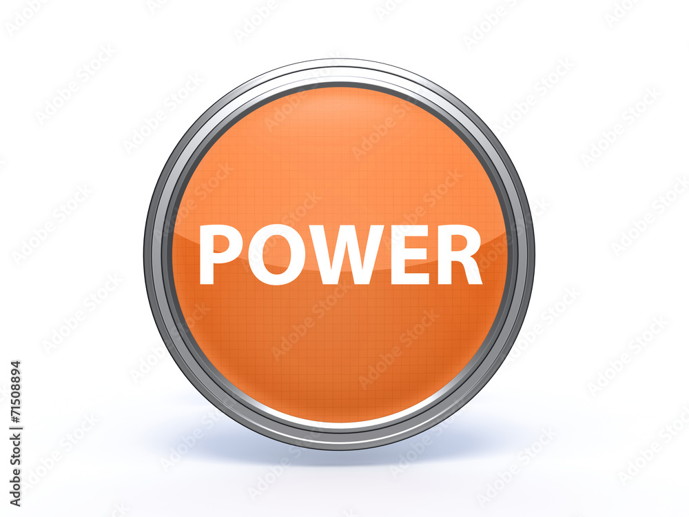 power circular icon on white background power circular icon on white background