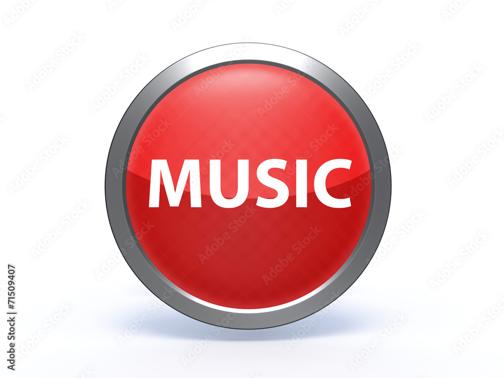 music circular icon on white background music circular icon on white background