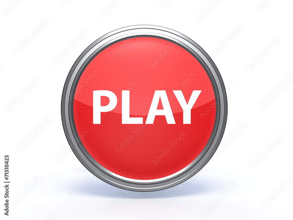 play circular icon on white background play circular icon on white background