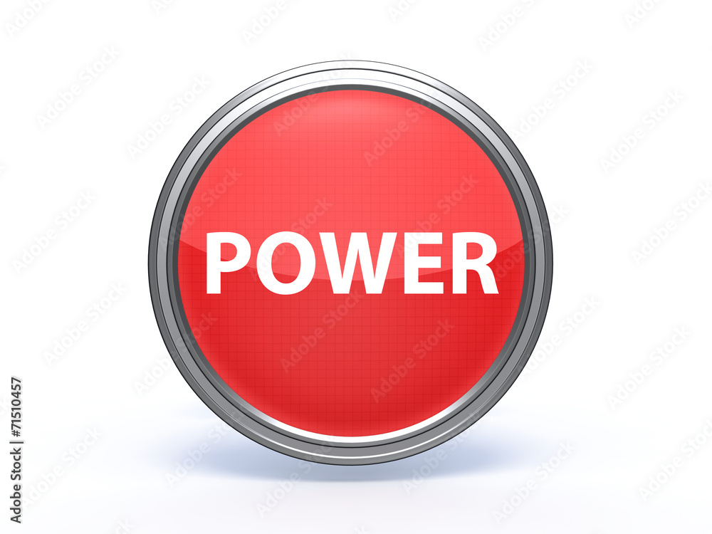 power circular icon on white background power circular icon on white background