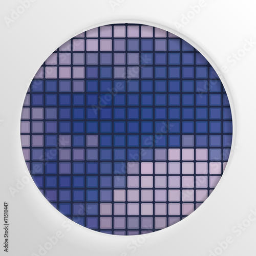 Abstract Round Shape With Frame