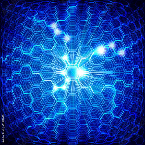Blue background