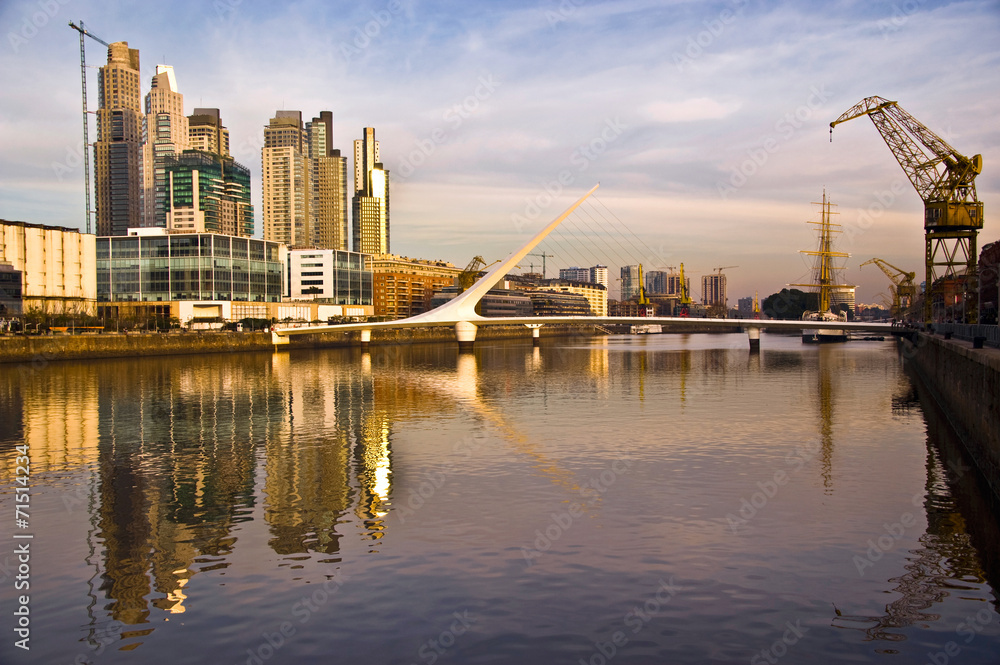 Naklejka premium Puerto Madero, Buenos Aires, Argentina