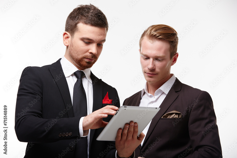 two businessman in negotiations two businessman in negotiations