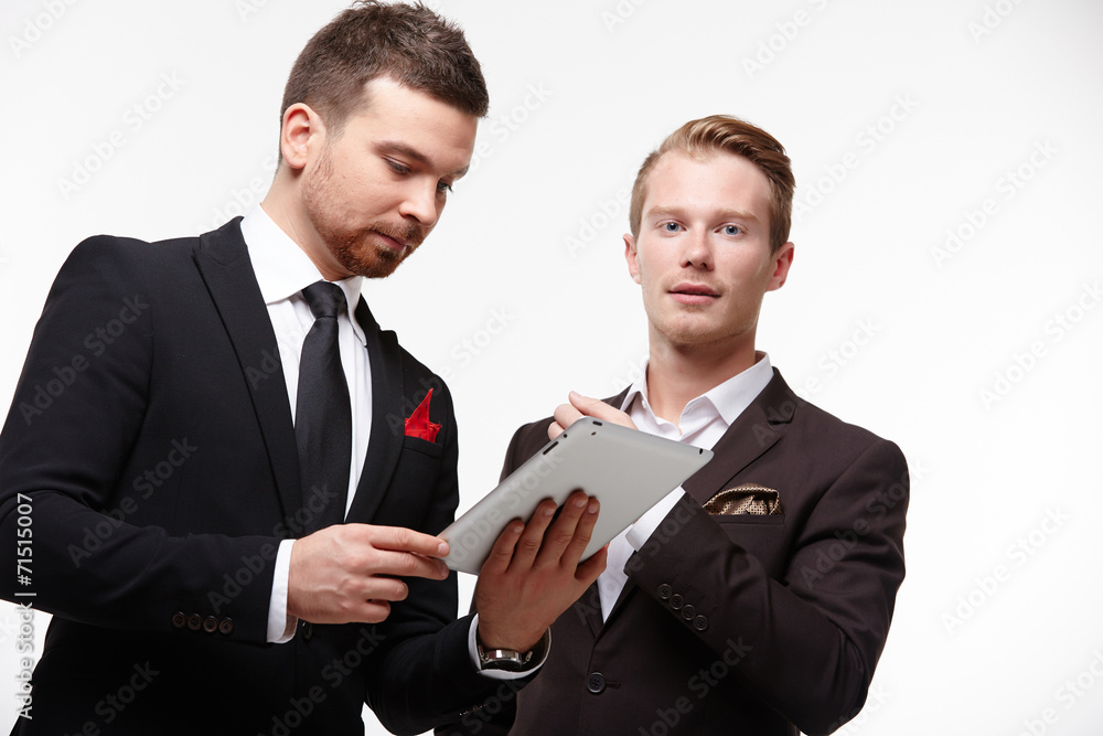 two businessman in negotiations two businessman in negotiations