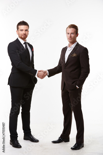 handshake of two businessmen