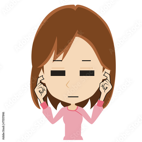 聞かざる若い女性