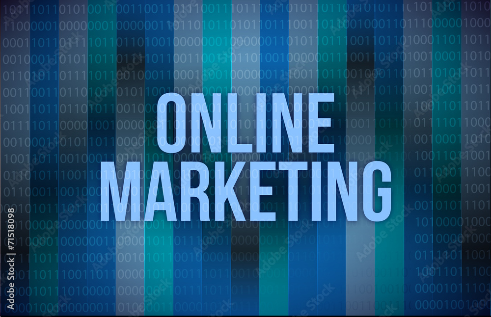online marketing illustration design