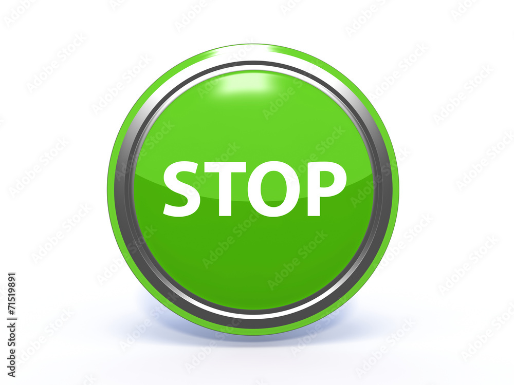 stop circular icon on white background stop circular icon on white background